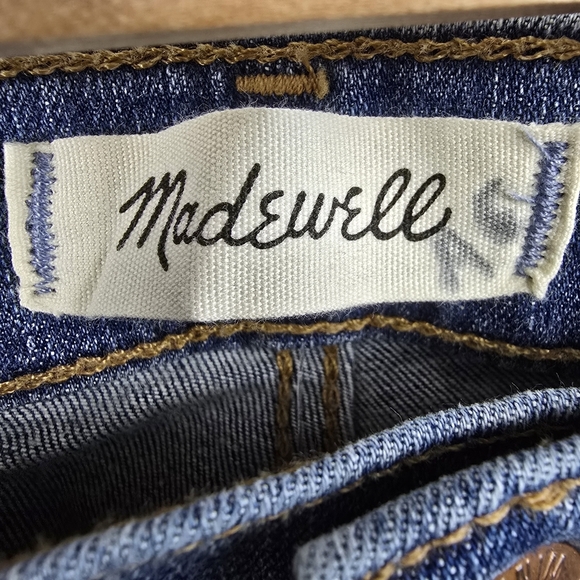 Madewell 10" High-Rise Skinny Jeans: Drop Step-Hem Edition Size 24 Tall NWT - Picture 6 of 16